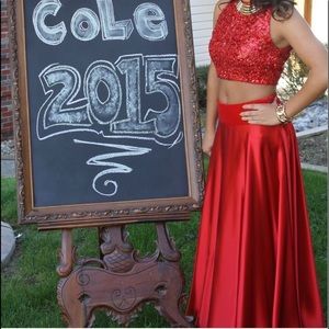 Two piece Homecoming/Prom Dress